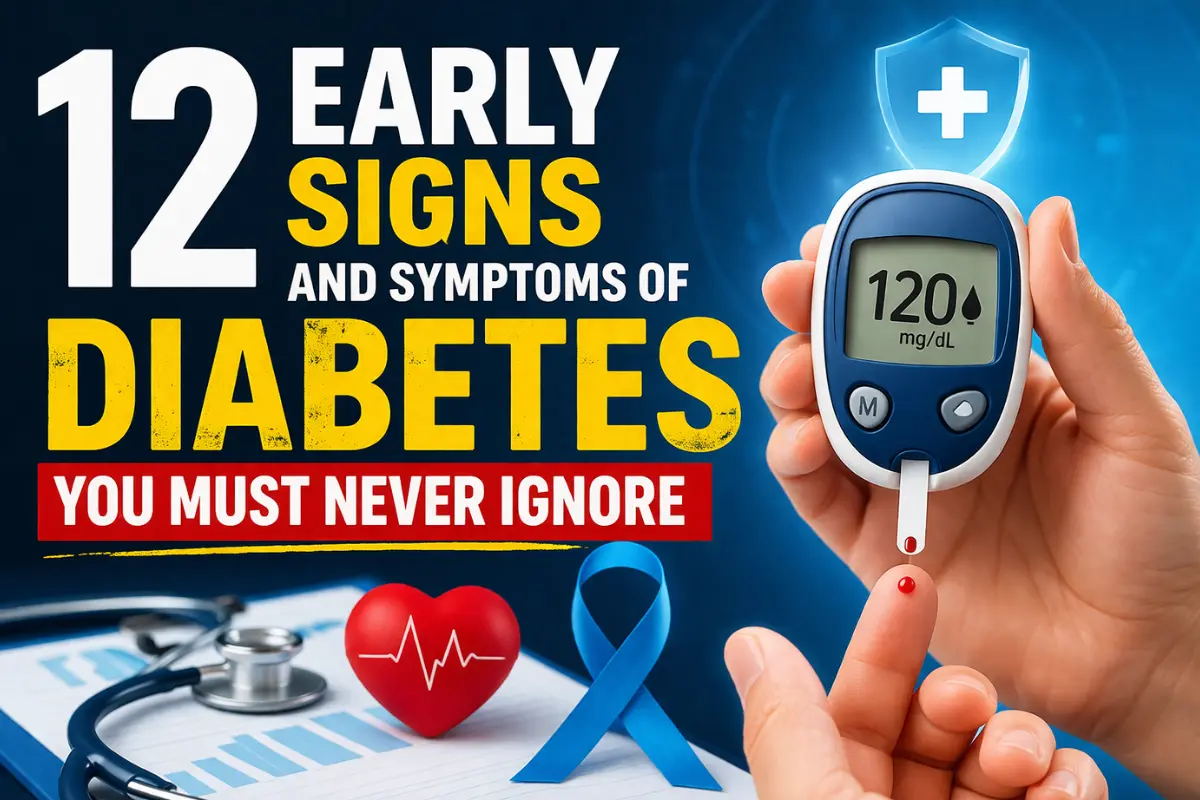 12 Early Signs and Symptoms of Diabetes You Must Never Ignore